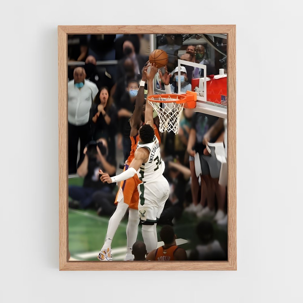 Poster Dunk de Lébron – affiche Basketball (vue 4)